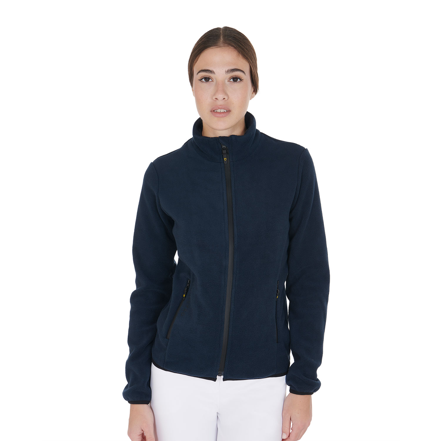 Equestro Fleece-Sweater mit Zip