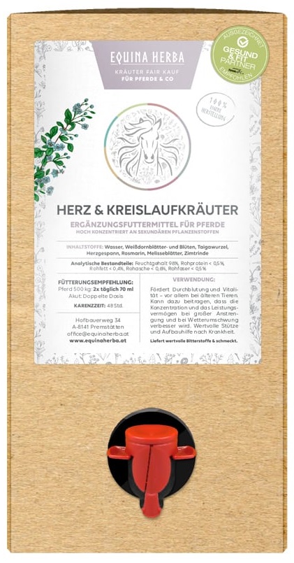 Equina Herba Herz-Kreislaufflüssigkräuter 1,5L Bag in Box