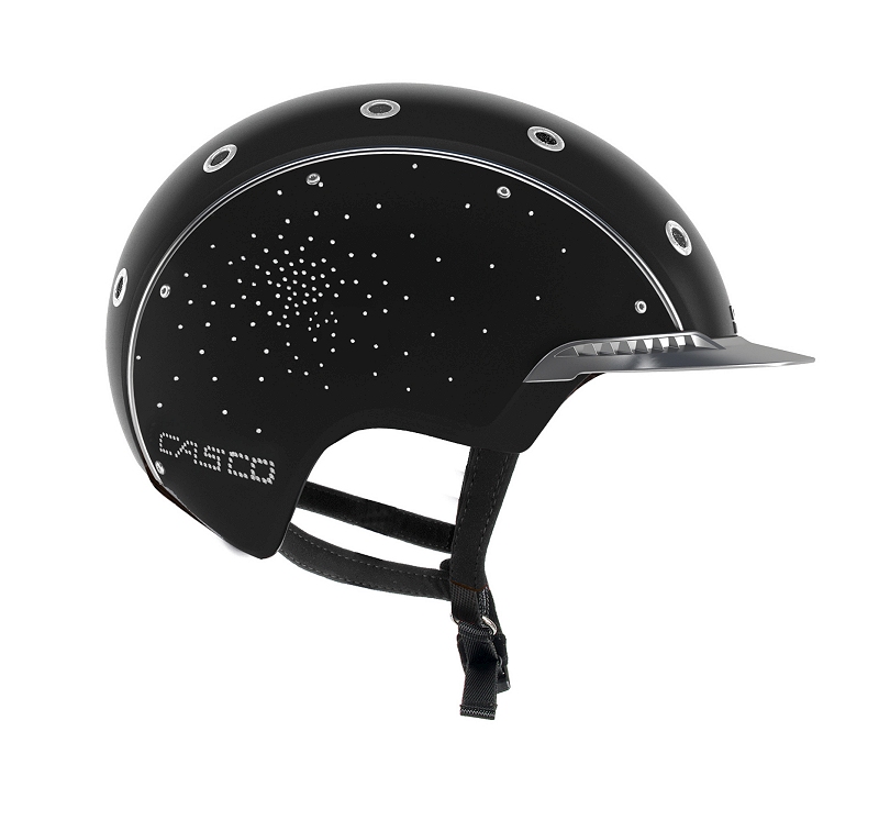 Casco Reithelm Spirit-3 Crystal schwarz 