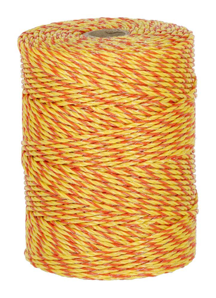 Basic Weidezaun- Litze 250m gelb/orange