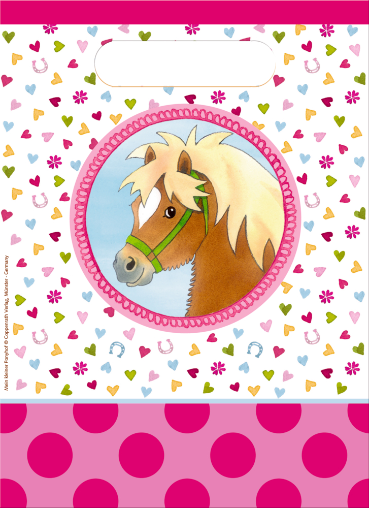 Ponyhof Partytüten 8er- Set