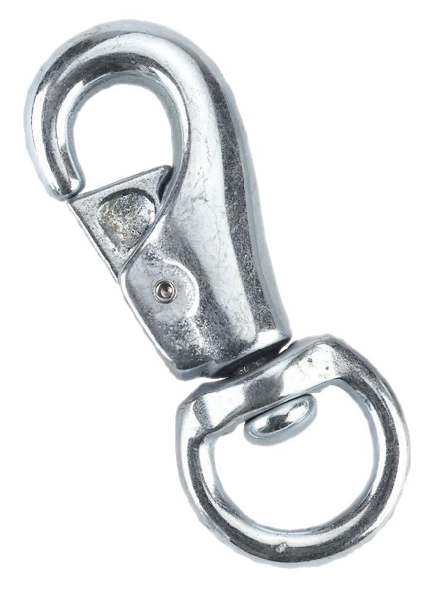 Pullenkarabiner mit Wirbel