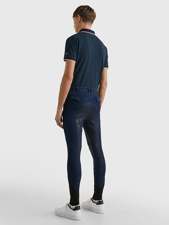 Jeans Style Reithose, TH, Silikon-Vollbesatz, Herren