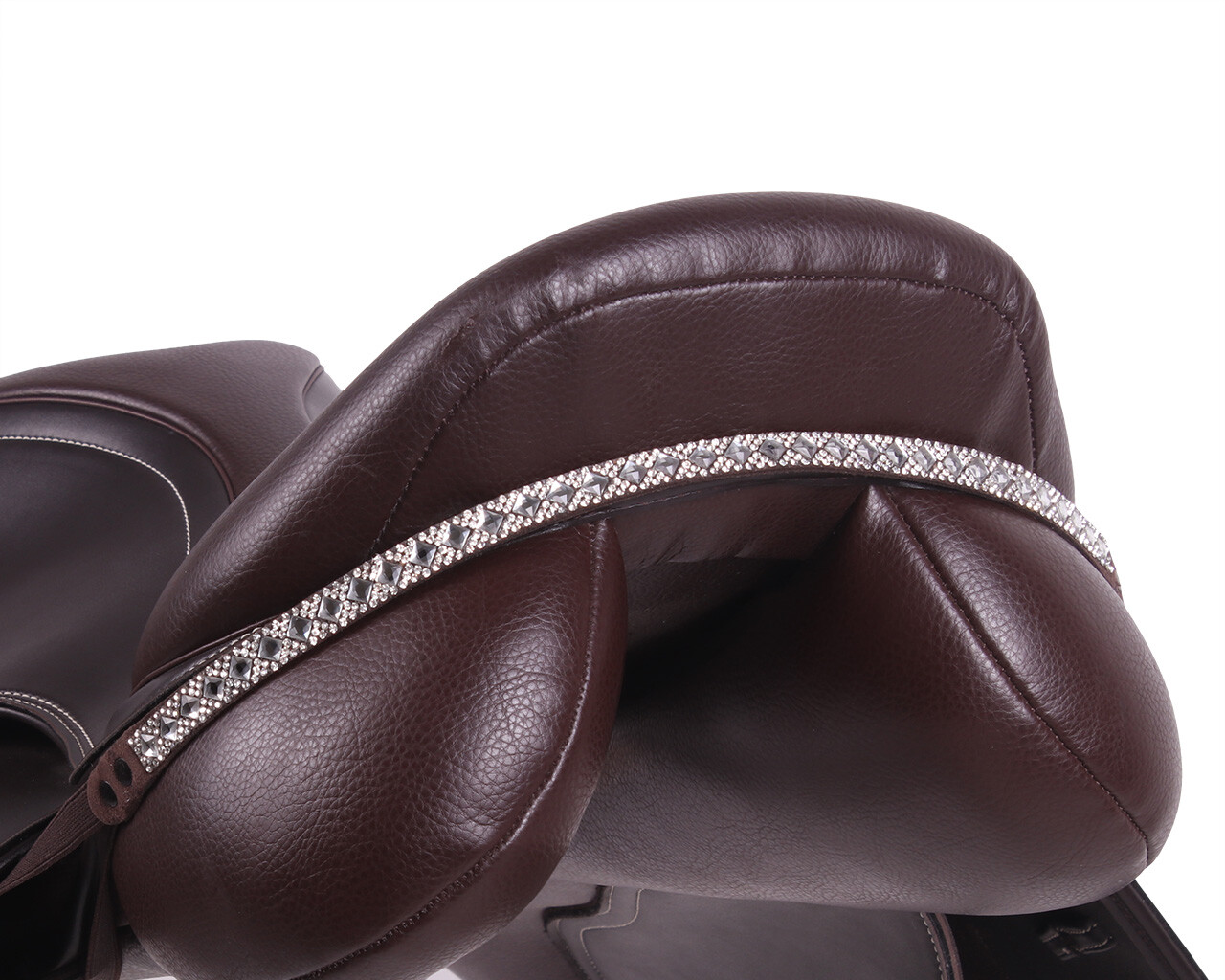 QHP Sattel Jewel Sattelschmuck Verbena mit Strass zum Aufpeppen Ihres Sattels 