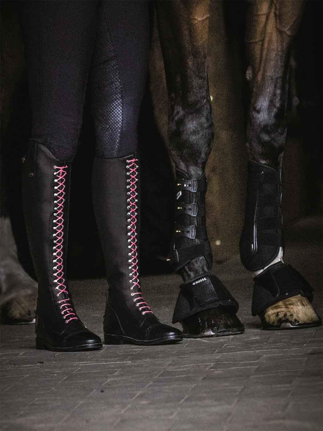 Lederstiefel Laval schwarz NN Schaft