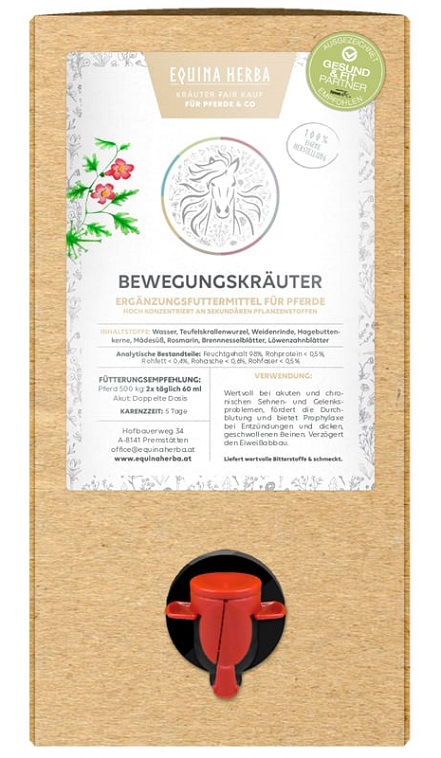 Equina Herba Bewegungsflüssigkräuter 1,5L Bag in Box