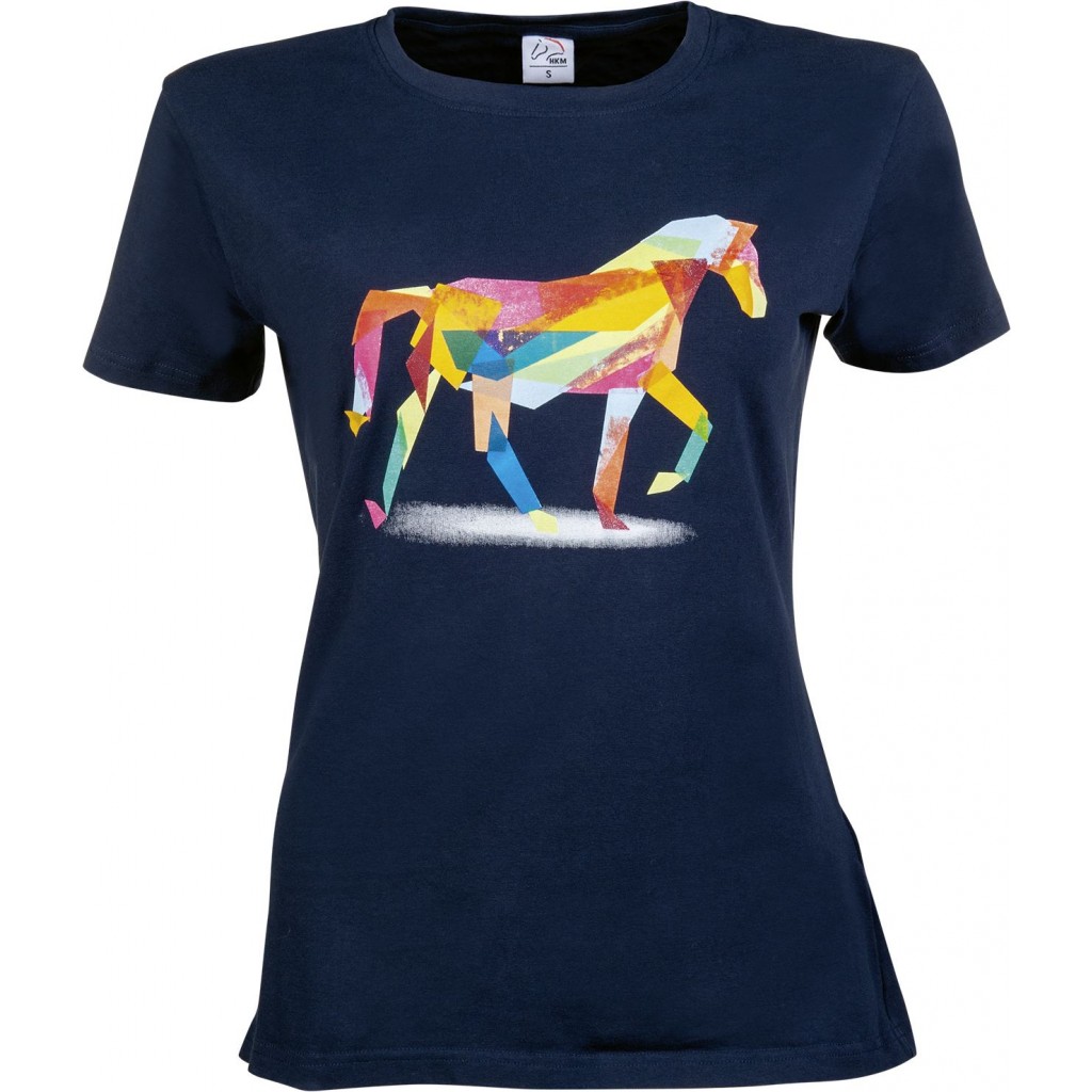 Damen T-Shirt Colorful Horse
