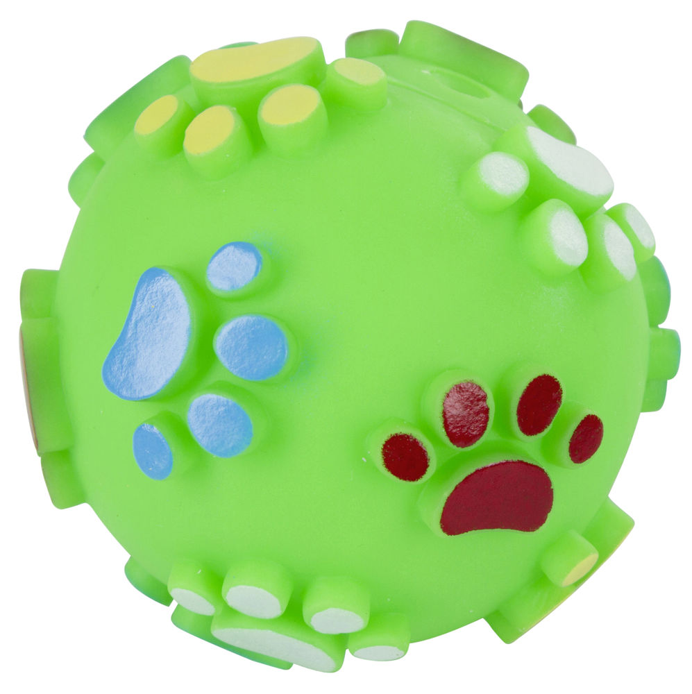 Hundespielzeug Vinyl Pfotenball 7cm