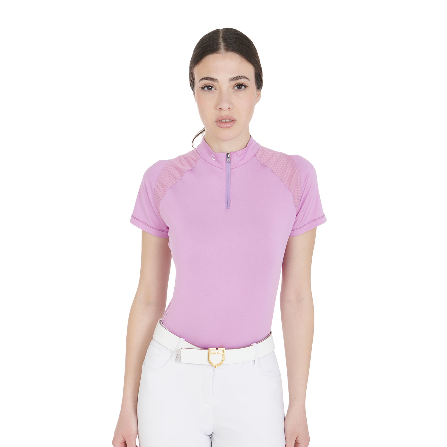 Damen Funktions Shirt Stehkragen Equestro 036