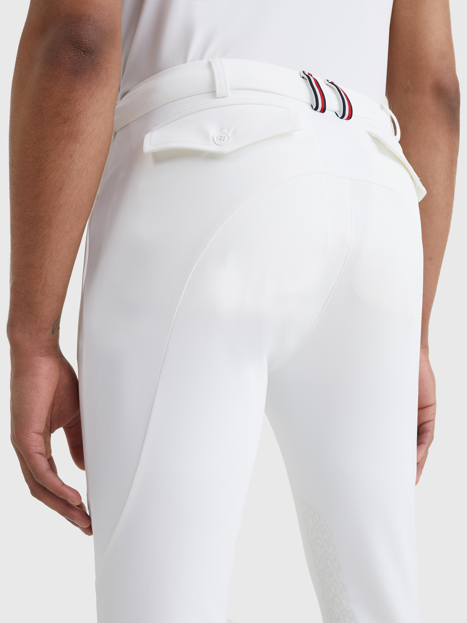 Herren Reithose Kniegrip Performance optic white