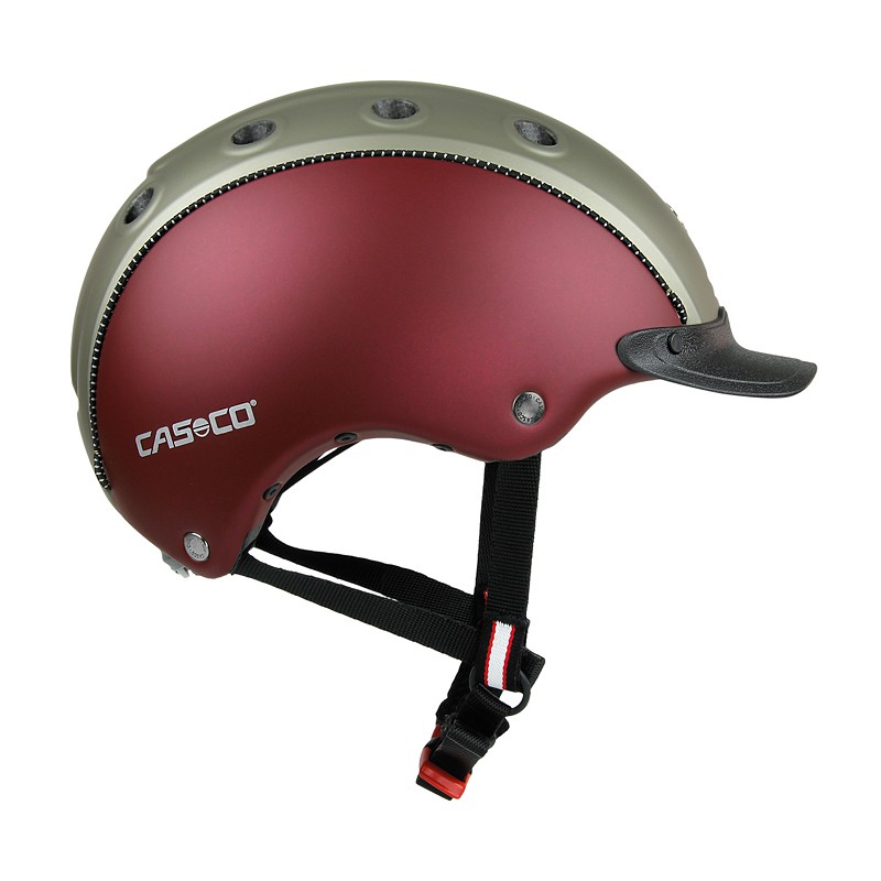 Casco Choice Turnier dunkelrot-olive matt