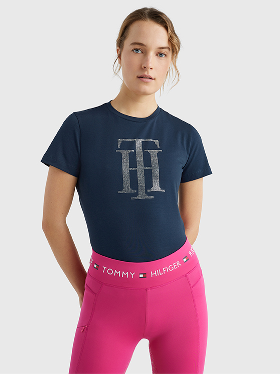 Article-24321f90-263e-4653-bf31-952abc69a3a5_TH07WSST205-004_primary.jpg T-Shirt TH Strass Logo