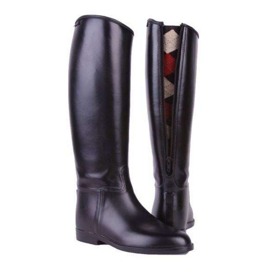 Reitstiefel PVC Standard mit Reißverschluss