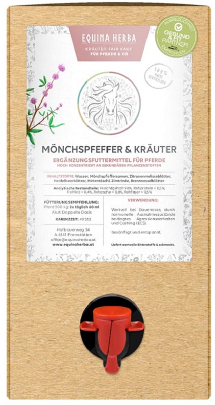 Equina Herba Mönchspfeffer & Flüssigkräuter 1,5L Bag in Box