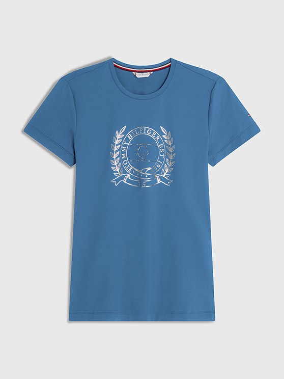 Crest Rhinestone Performance T-Shirt