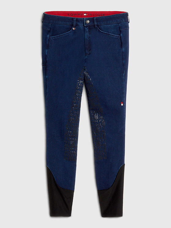 Jeans Style Reithose, TH, Silikon-Vollbesatz, Herren