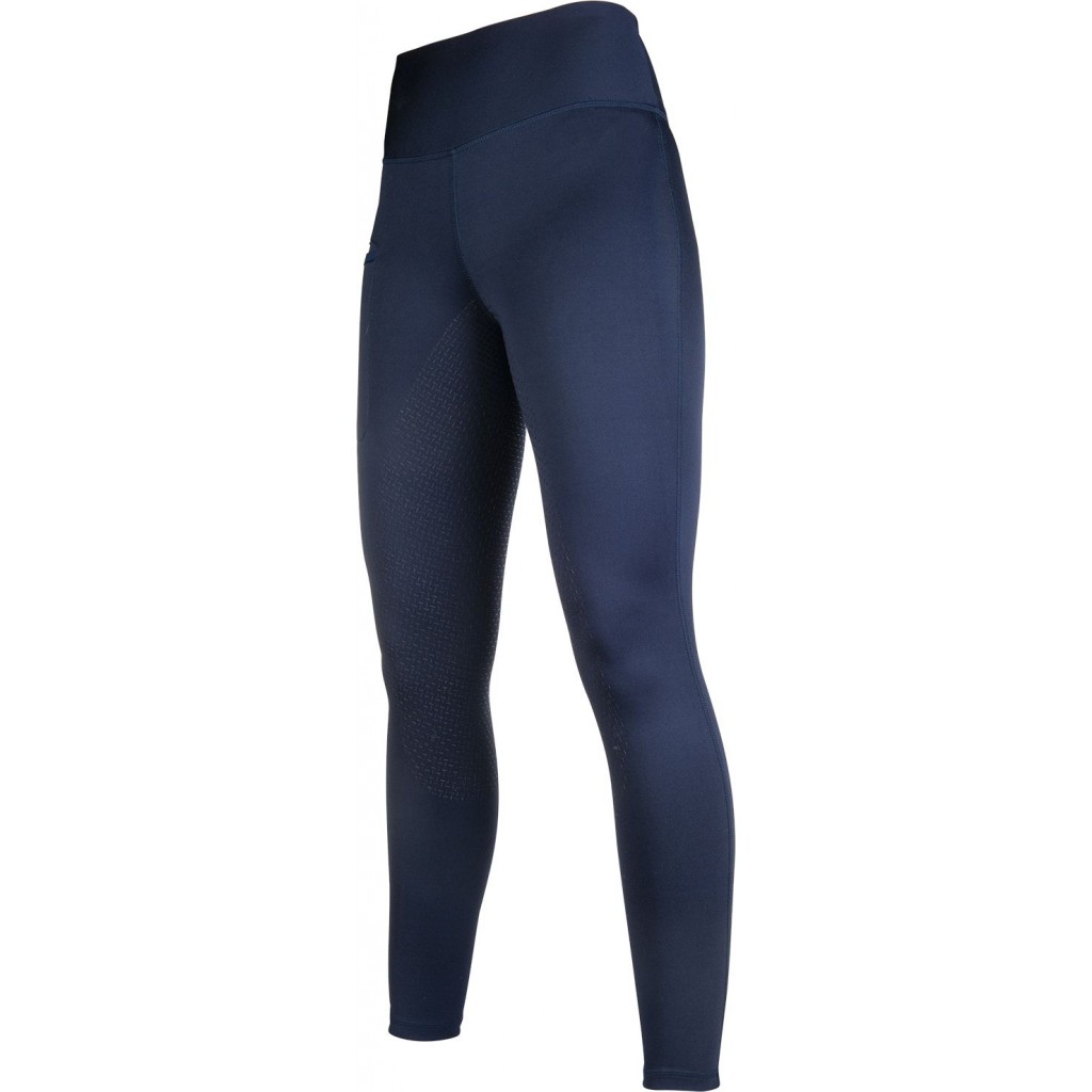 Reitleggings Damen Equestrian Silikon Vollbesatz HKM