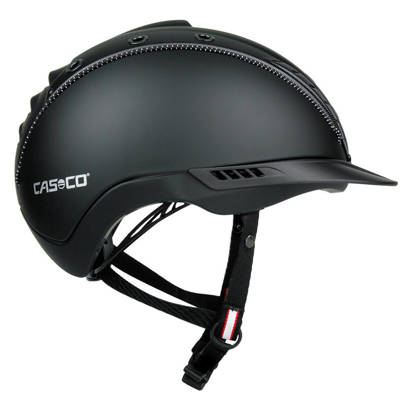 Casco Mistrall 2 Edition schwarz  Struktur  Reithelm 