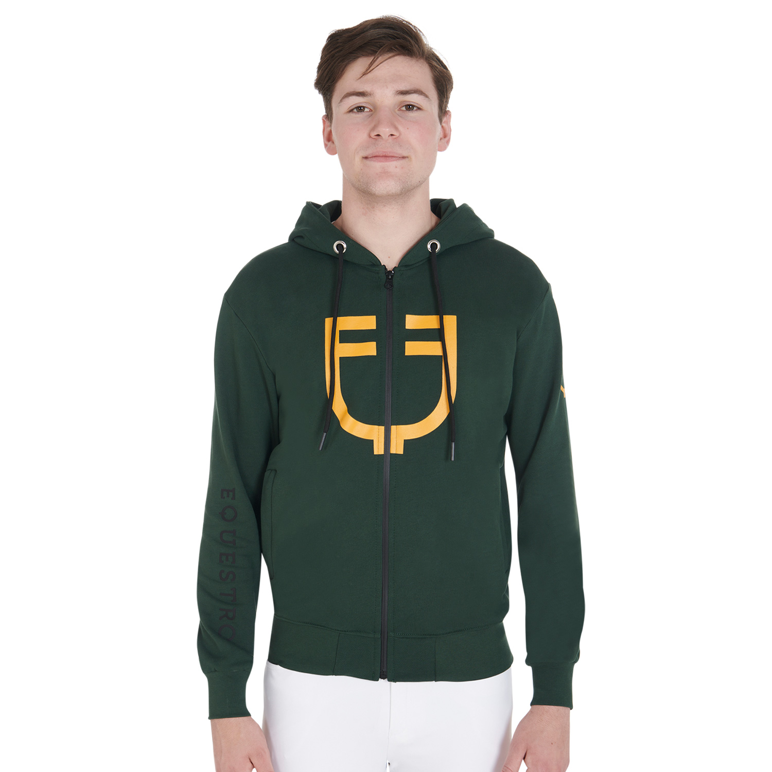 Equestro Herren Sweatjacke m. Kapuze