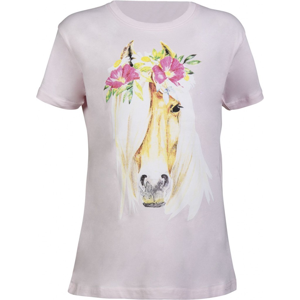 Kinder T-Shirt Flower Horse