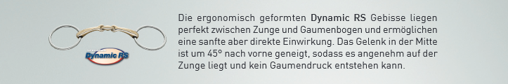 HS Olivenkopf-Trense Dynamic RS 16mm Sensogan einfach gebrochen