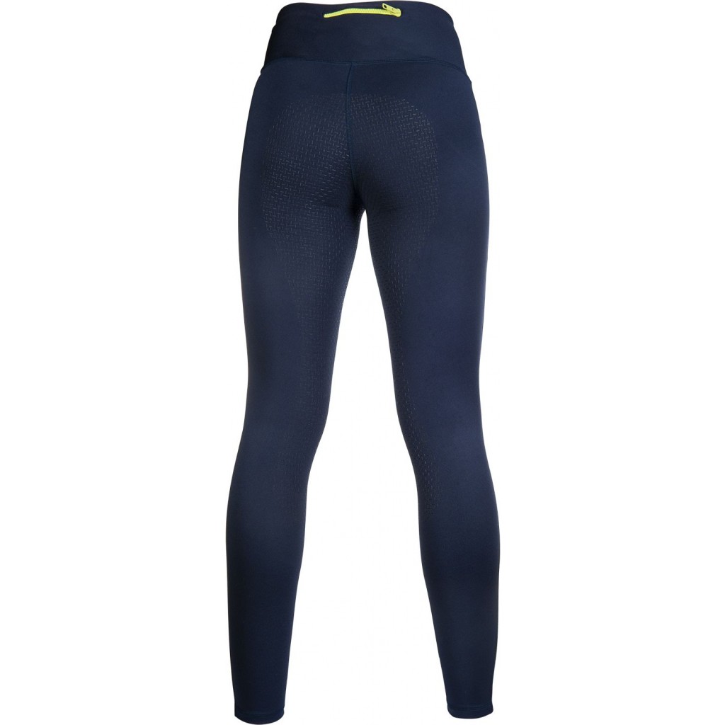 Reitleggings Damen Equestrian Silikon Vollbesatz HKM