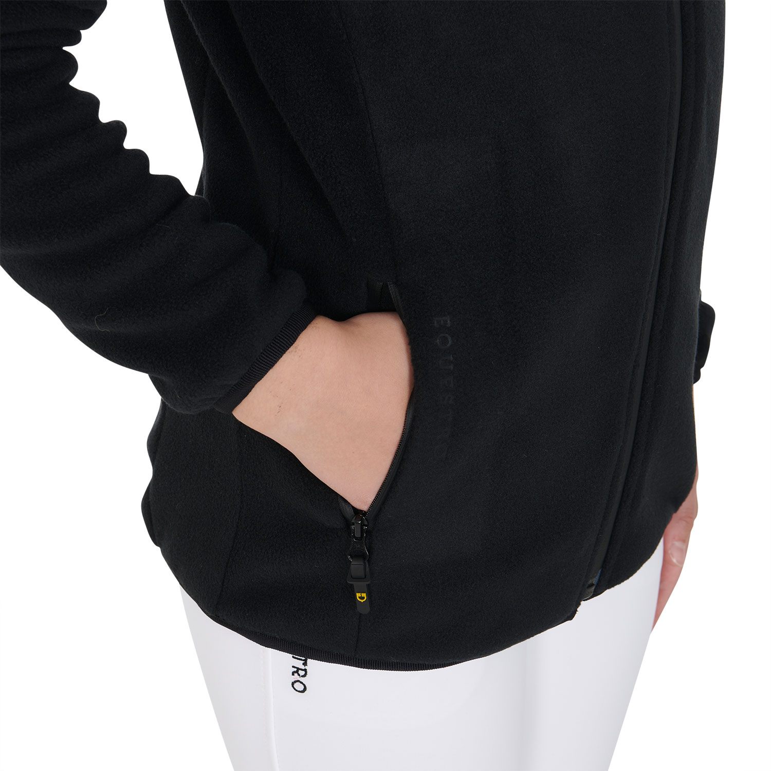 Article-0ef27c26-7abc-44eb-9f60-daea131e667b_ETKU00056_BK-3.jpg Equestro Fleece Junior Zip
