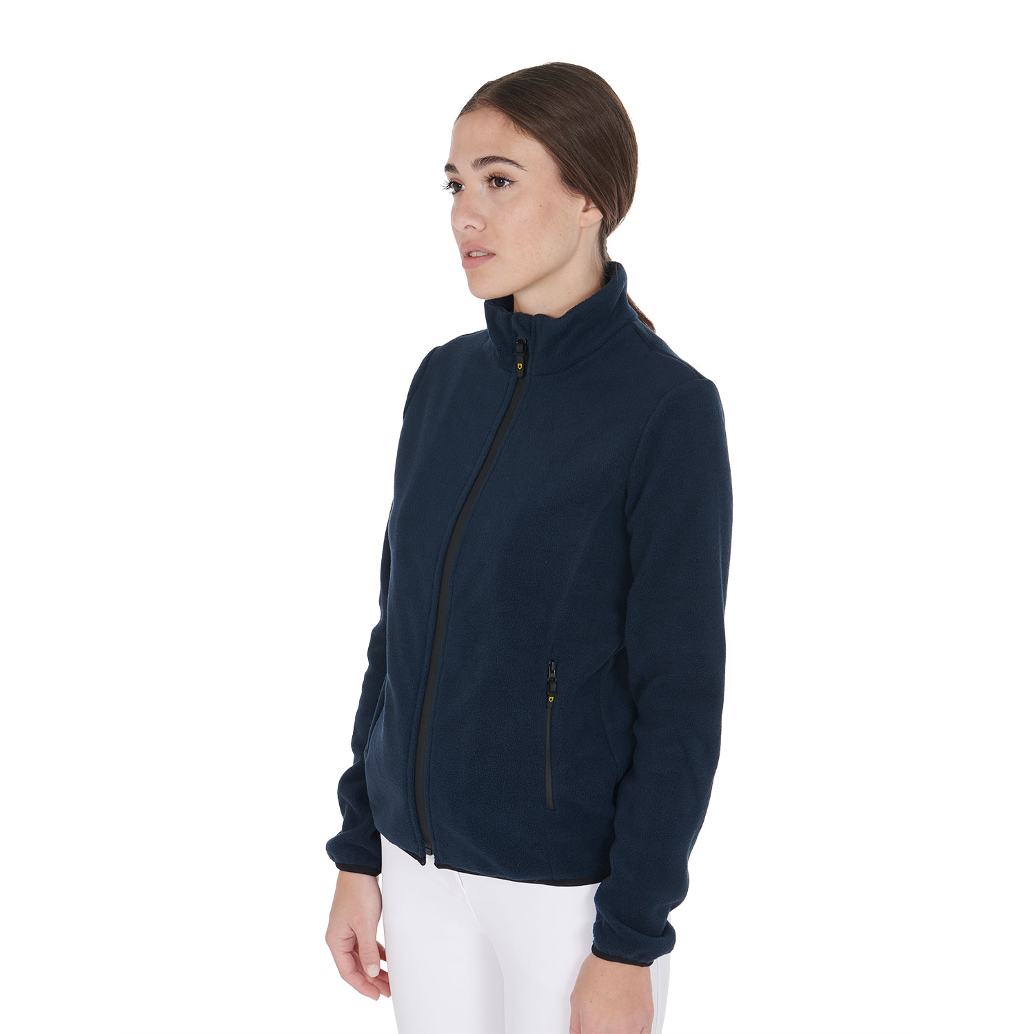 Equestro Fleece-Sweater mit Zip