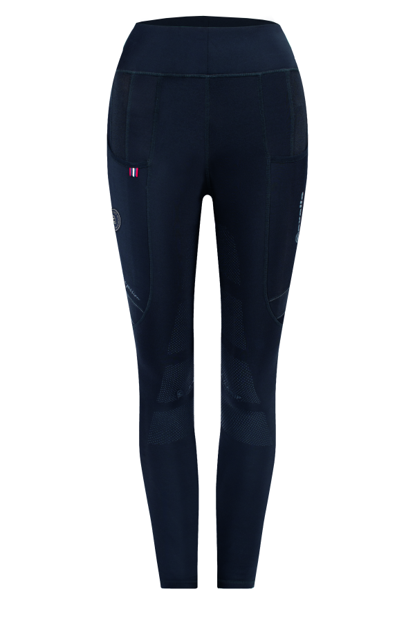 Winter-Reitleggings Damen Lin Grip Cavallo