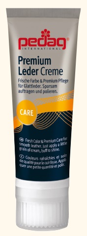 Premium Leder Creme 50ml Tube mit Schwammaufträger