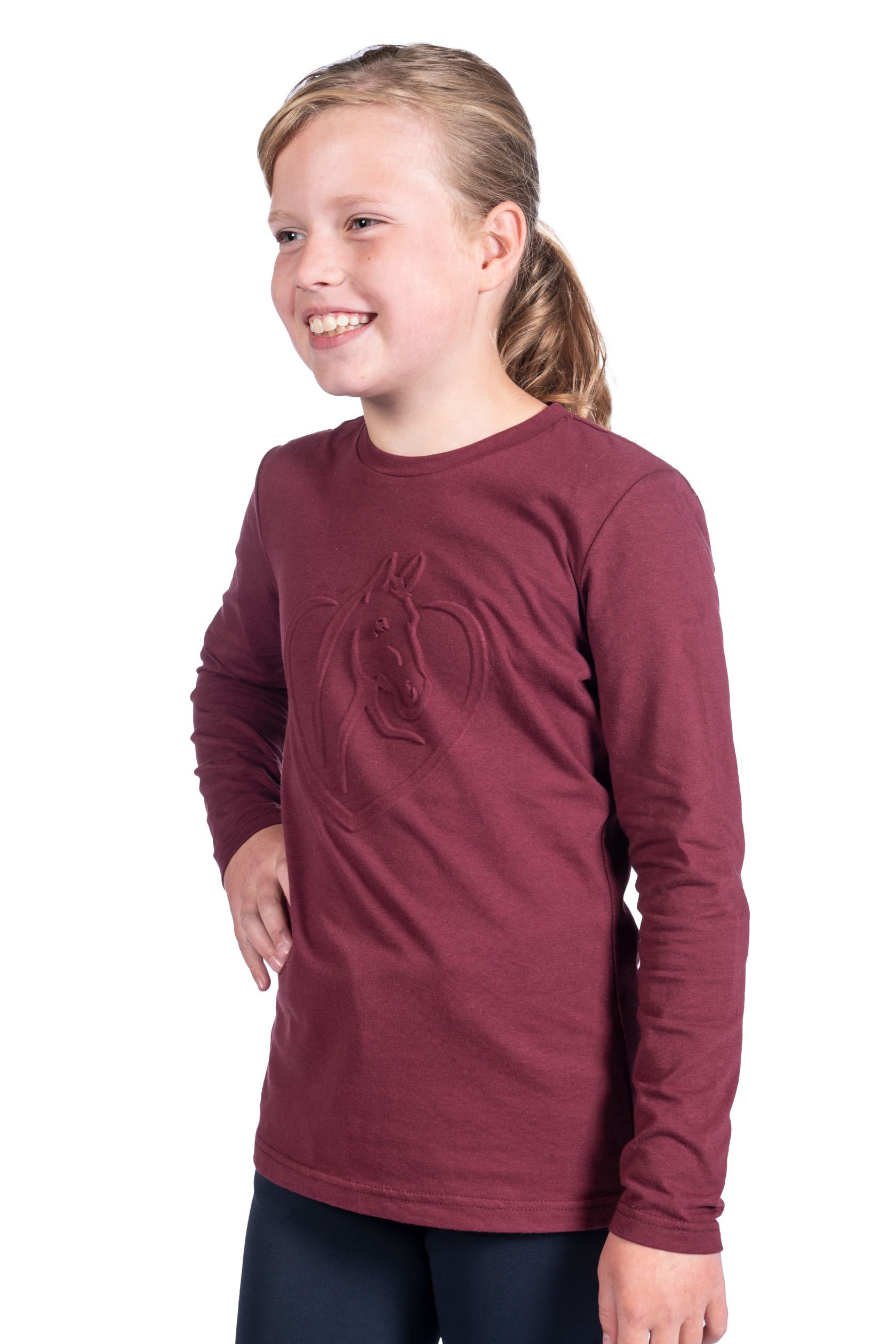 HKM Kinder- Shirt Amelie Langarm