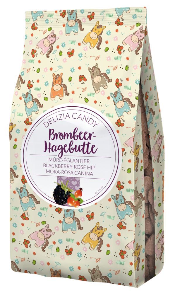 Delizia Candy Brombeere/Hagebutte in Herzform 600g