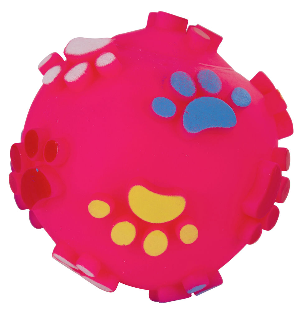 Hundespielzeug Vinyl Pfotenball 7cm